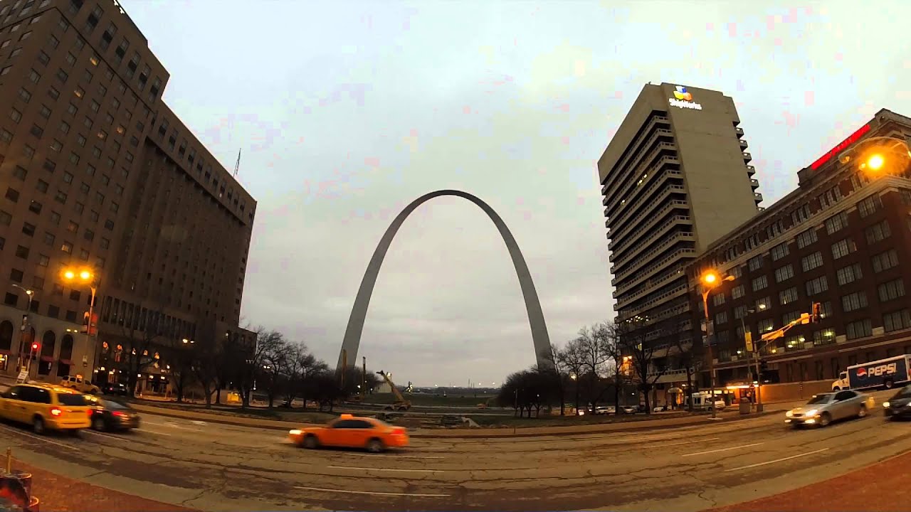 St. Louis Arch Time Lapse by Free Ride Entertainment - YouTube