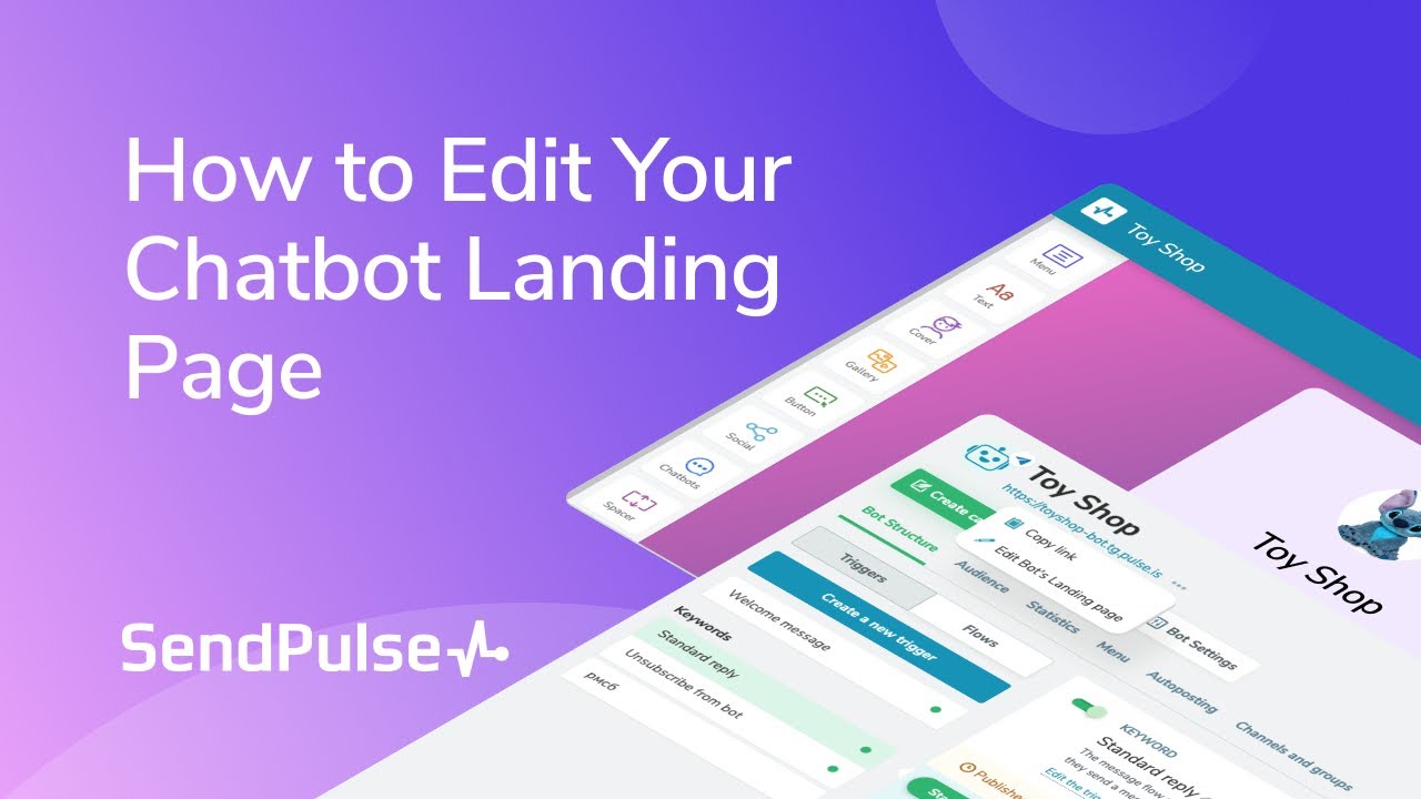 How to Edit your Chatbot Landing Page