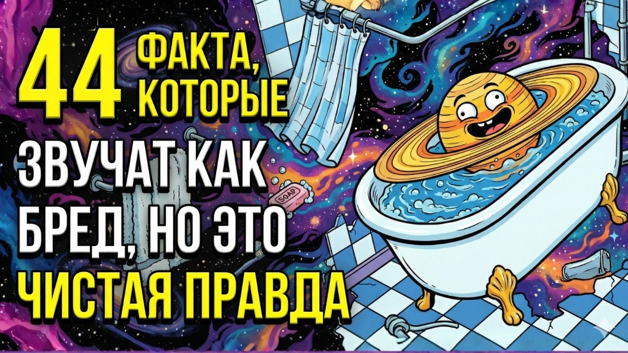 44 факта, которые ЗВУЧАТ КАК ЛОЖЬ, но это 100% ПРАВДА