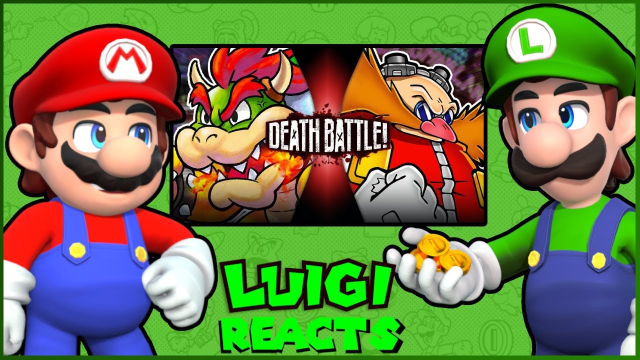 Mario and Luigi React to Bowser vs Dr.Eggman Death Battle || Luigi reacts