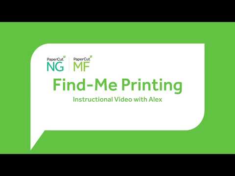 How to Configure Find-Me Printing