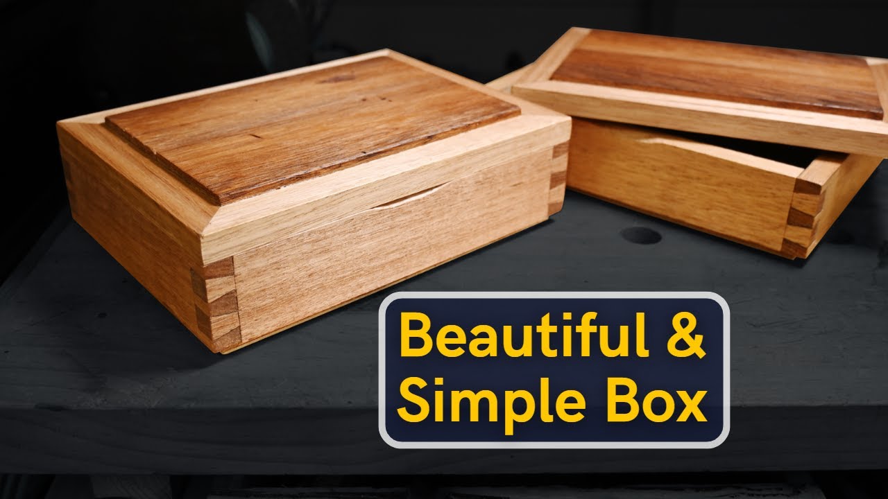 Keepsake Box with dovetails | Hand tool woodworking