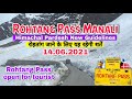 Rohtang Pass Manali open for tourist with conditions || Himachal New Guidelines