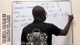 Proving the Almighty Formula(Quadratic Formula) #quadratic #foryou #almighty #formula #equation #fyp