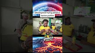 Ishowspeed trying Jamaica tastee patties