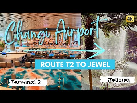 Changi Airport : Route from Terminal 2 to Jewel (2023)  | How to go from T2 to Jewel