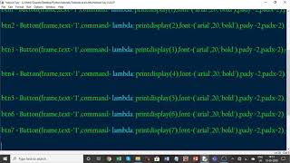 Tutorial 5: (part 1) Calculator in Python