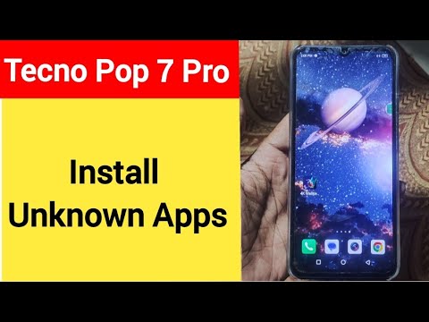How to install unknown apps, install APK, Tecno Pop 7 Pro me third party app install kaise karen, ap