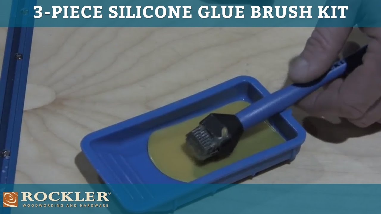 Rockler Silicone Glue Brush -- Easy Clean Up 