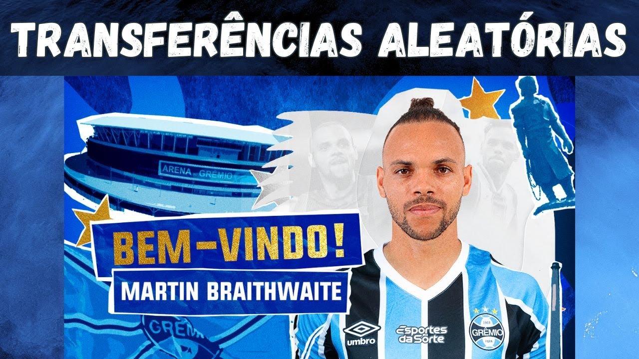 Como joga Martin Braithwaite? A alternativa contratação do Grêmio - YouTube