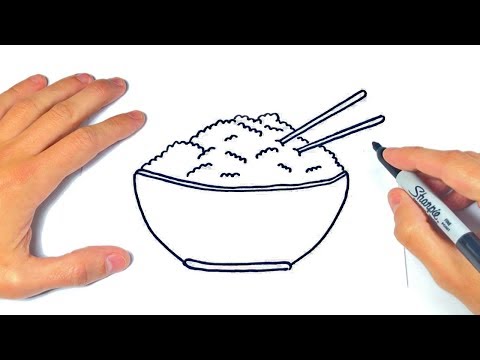Como Dibujar Arroz Paso A Paso Dibujo De Arroz Youtube
