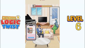 Brain puzzle 2 logic twist level 6 Walkthrough Solution