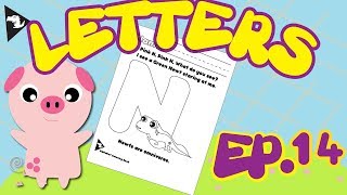 Letter N | Learning Letters With Peggy | Preschool and Kindergarten Worksheets