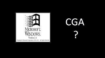Windows 3.1 in CGA