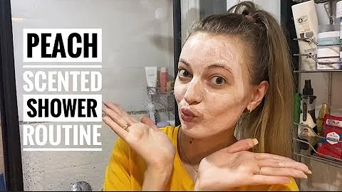 PEACH 🍑 SCENTED SHOWER ROUTINE | HOW I PAIR MY HYGIENE PRODUCTS to Smell Good All Day!