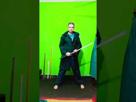 طريقة غمد السيف الصحيحة من طرق الساموراي لكن بشكل اسرع وسحب سريع حركة بخطوة خاطفة للسيف والقدم اكشن