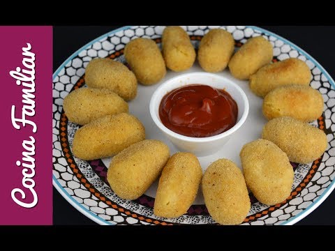 CROQUETAS DE GARBANZOS CON COLIFLOR DE CALAHORRA | Recetas caseras de Javier Romero paso a paso