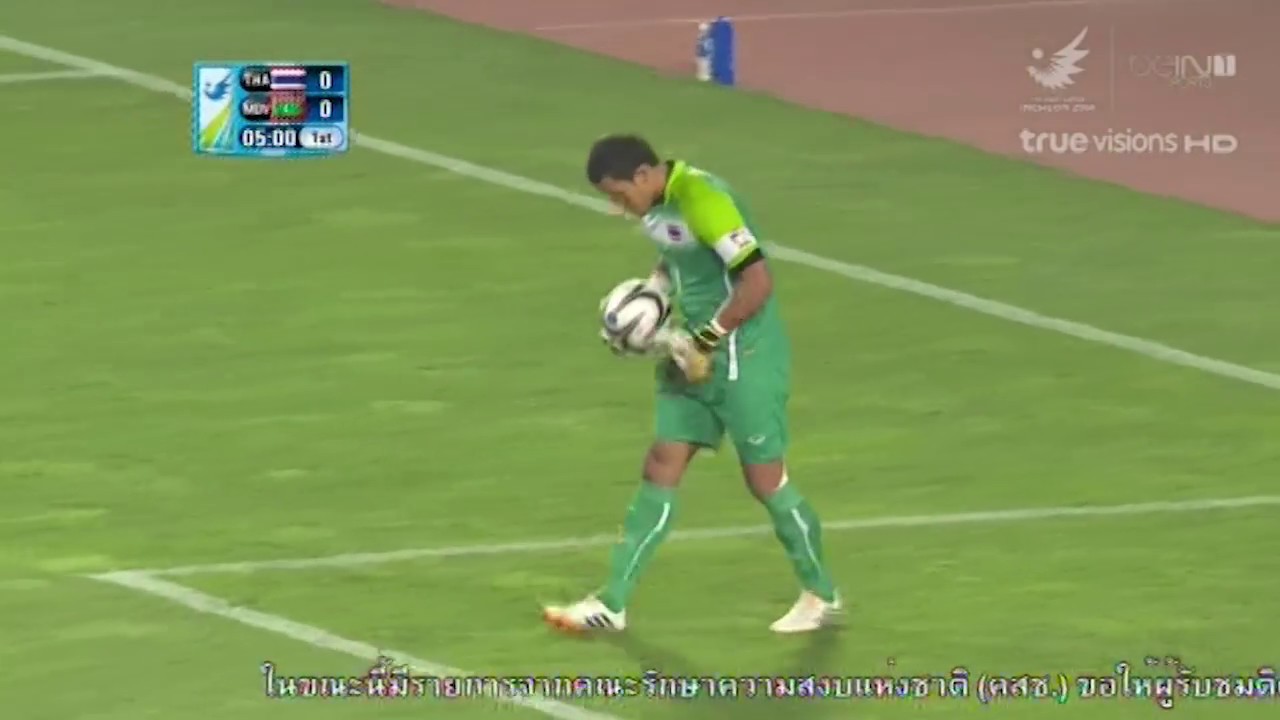 ฟุตบอล เอเชียนเกมส์ ครั้งที่17 ทีมชาติไทย 2-0 ทีมชาติมัลดีฟส์ 15-09