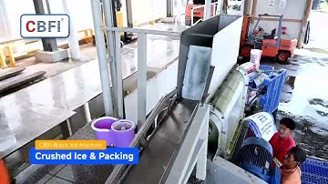 120 tons brine block ice machine video