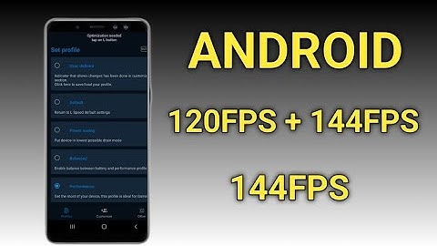 Ontgrendel 120 fps Android + 144 fps zonder root 100% werkend | Max FPS, vertraging opgelost - ge...
