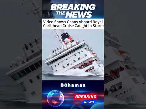 Video Shows Chaos Aboard Royal Caribbean Cruise Caught In Storm