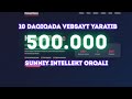 10 Daqiqada Sun’iy Intellekt Bilan 500.000 So‘m Ishladim! 🚀 sunniy intellekt orqali websayt 10 minut