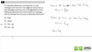SAT Practice Test 1: Section 3, Question #3