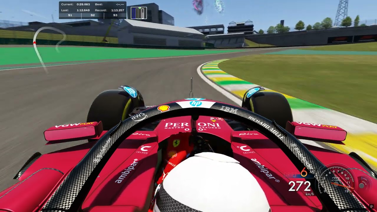hot lap 1.11.803 Interlagos SF-25