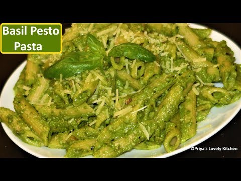 Basil Pesto Pasta Recipe| Creamy Pesto Pasta |Penne Pasta with Pesto Sauce | Easy Pasta Recipe