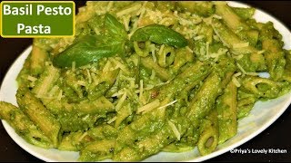 Basil Pesto Pasta Recipe| Creamy Pesto Pasta |Penne Pasta with Pesto Sauce | Easy Pasta Recipe