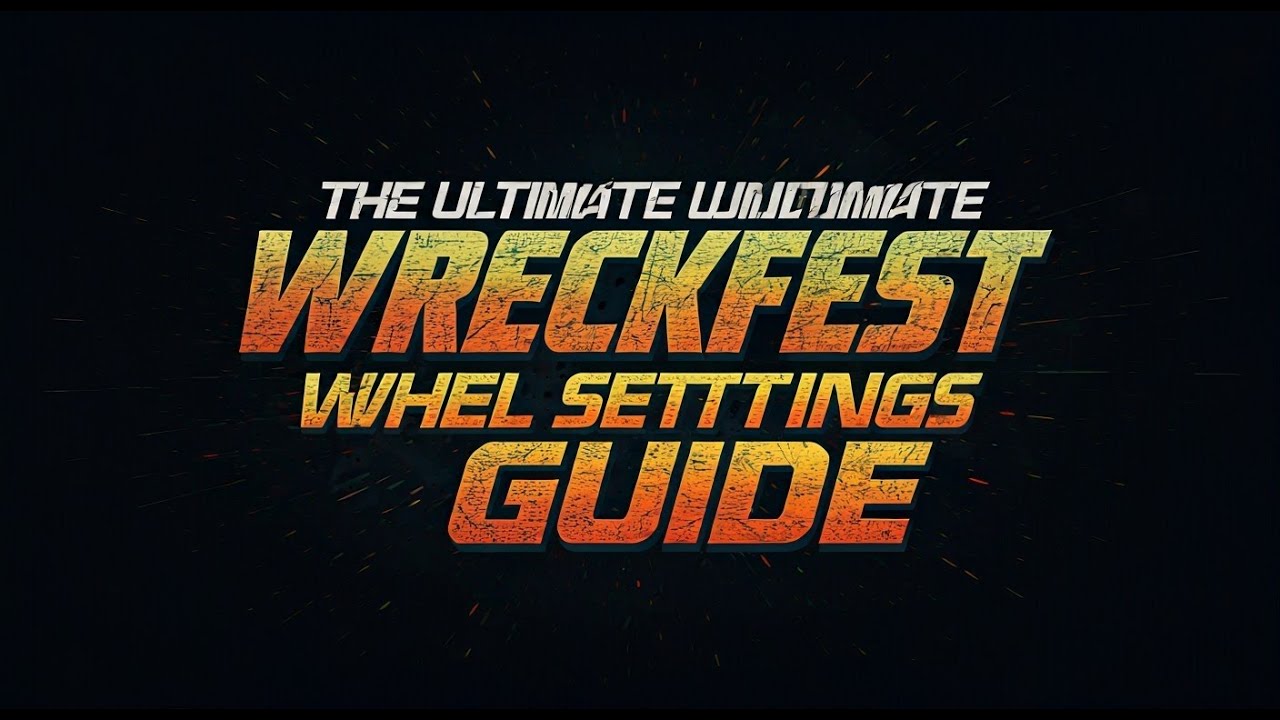 The Ultimate Wreckfest Wheel Settings Guide