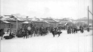 Czech Legion Artillery In Siberia During World War I. Hd Stock Footage