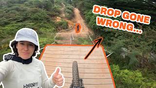 Huge Crash Off the Wooden Drop! | Crankworx Rotorua DH Track Walk, Practice, &amp; Racing