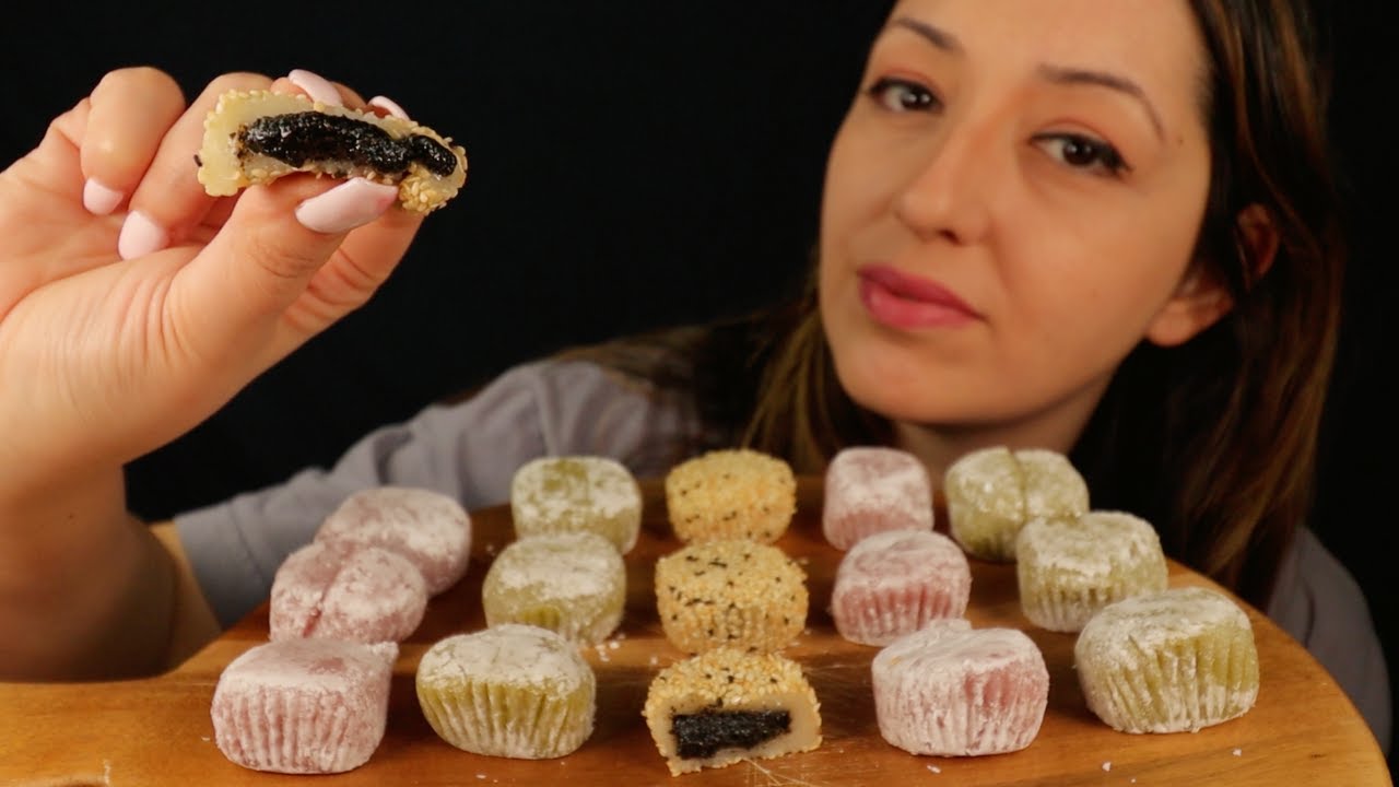 ASMR Mochi | Japon Tatlıları | Yumuşak Yemek Sesleri Türkçe MUKBANG