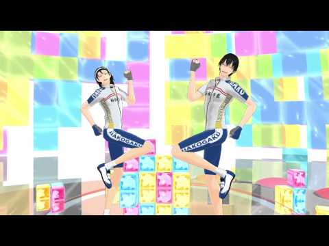 【ペダルMMD】荒北と東堂がオツキミリサイタル踊ってくれた