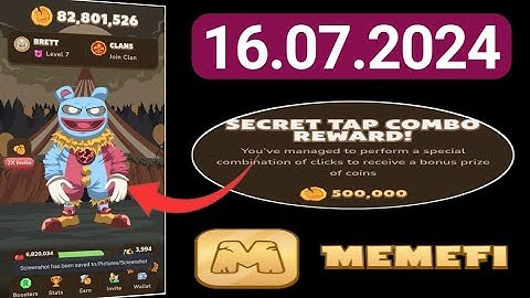 Memefi Combo Code Today | Memefi Today Secret Code | Memefi New Update Today