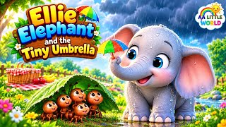 Information Ellie Elephant and the Tiny Umbrella 🐘☔ | Cute Rainy Day Story for Kids | AA LITTLE WORLD Update