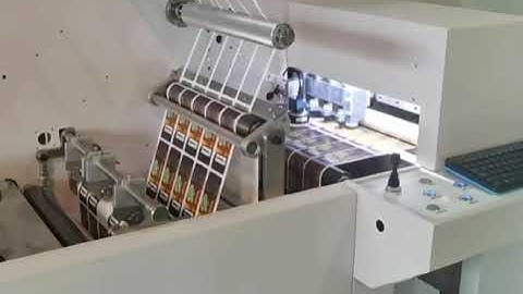 VR3350D Digital Roll Label Die Cutter Machine Video