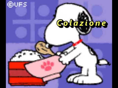 BUONGIORNO DIVERTENTE con Snoopy