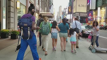 Zhiyun smooth q and Samsung S8 sample video First Stabilizer test-Bryant Park-Times Square 42 St