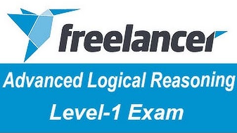 Freelancer.com Advanced Logical Reasoning Level-1 Test