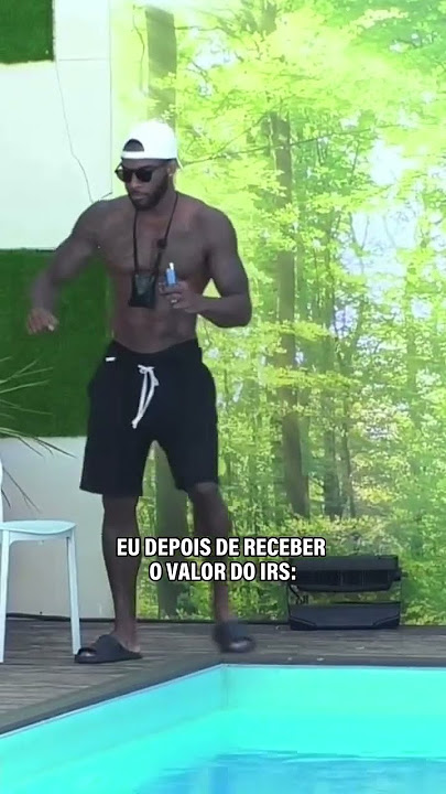 Nuno Brito a dançar na piscina: «Eu depois de receber o valor do IRS»