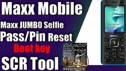 Maxx Jumbo Selfie Format Done by Khosa Baloch|Jumbo selfie code reset|maxx jumbo selfie format