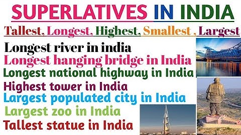 Superlatives in India Quiz | Tallest, Smallest, Longest, Oldest, Highest, & Largest in India GK Quiz