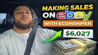 Beginner eBay Dropshipping Success: 58 Sales in One Week with EcomSniper #dropshipping #ebay
