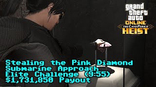 Stealing The Pink Diamond Using The Submarine (Elite Challenge - 09:55) - The Cayo Perico Heist