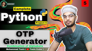 "Build a OTP Generator with Python" | Python Projects for Beginners ❤️ | Day 5
