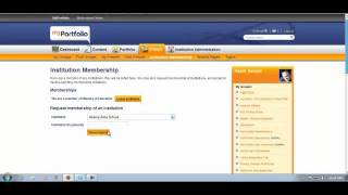 Import export manage institutions myportfolio