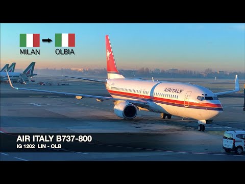 TRIP REPORT | AIR ITALY B737-800 | Milan LIN ✈ Olbia