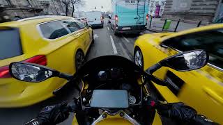 Download Lagu Kawasaki Ninja ZX-6R | Chill ride around Budapest | Pure sound, no music. MP3